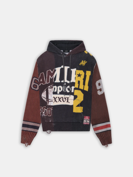 AMIRI MULTI SPLICED HOODIE