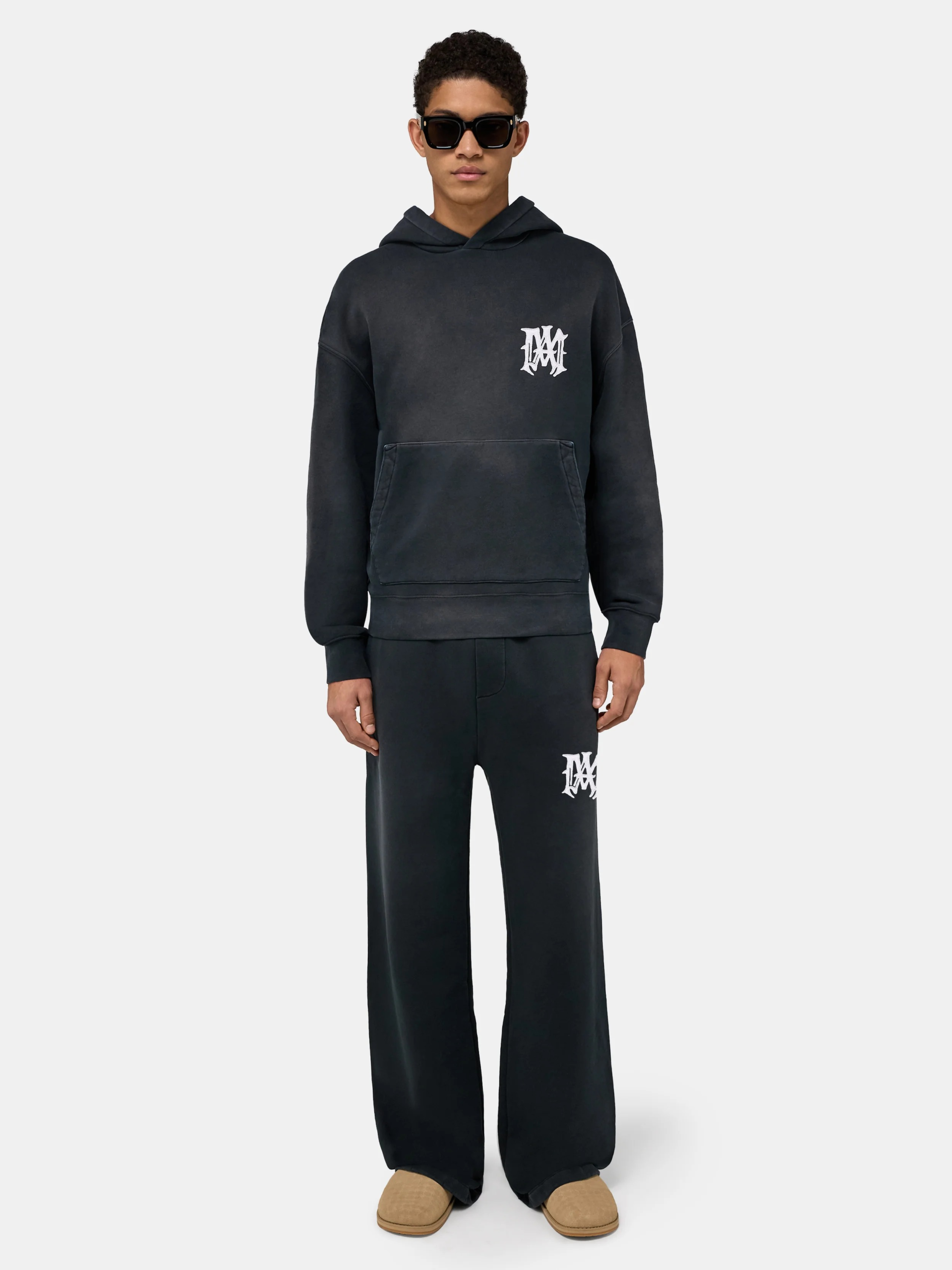 AMIRI Black HOLLYWOOD OVERSIZED HOODIE