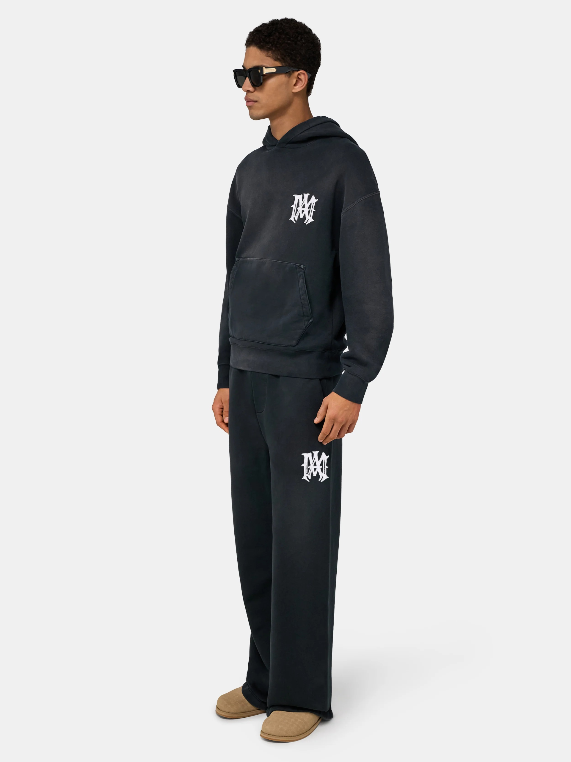 AMIRI Black HOLLYWOOD OVERSIZED HOODIE