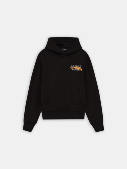 AMIRI HOODIE HOLLYWOOD HORSE Black