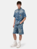 Amiri Harbor Indigo CHATEAU PALMS DENIM SHIRT