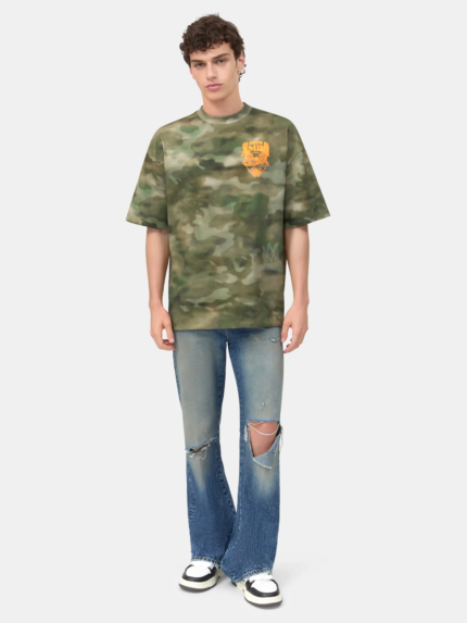 AMIRI Camo EAGLE OVERSIZED TEE