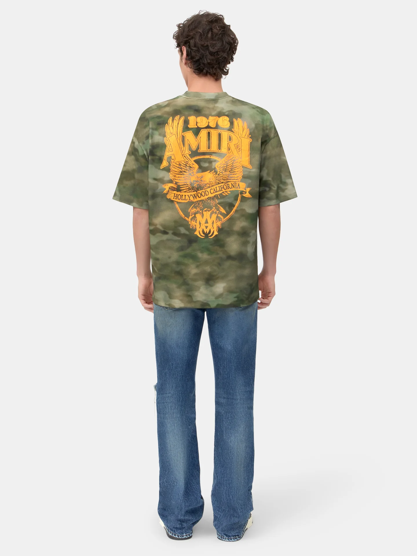 AMIRI Camo EAGLE OVERSIZED TEE