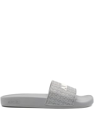 MA Quad amiri embossed-logo slides