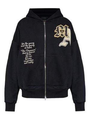 AMIRI logo-appliqué full-zip amiri hoodie