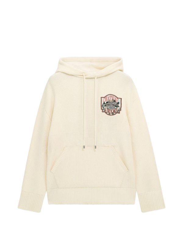 AMIRI logo-embroidery amiri hoodie